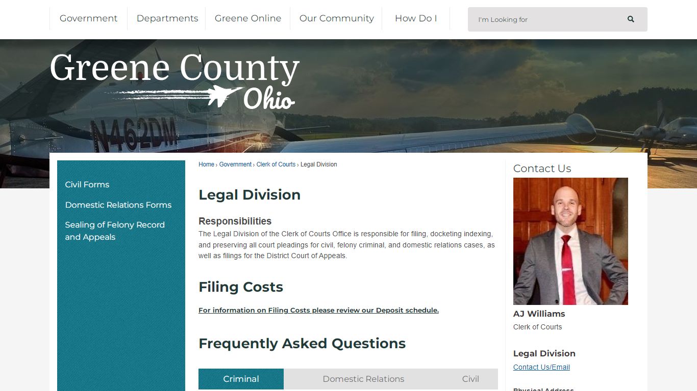 Legal Division | Greene County, OH - Official Website